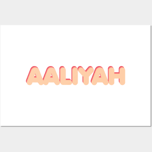 Aaliyah Posters and Art